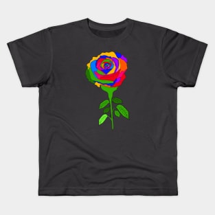 Sentimental Rose Kids T-Shirt